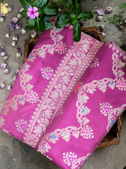 Banarasi Handloom Pure Katan Silk Kadwa Saree