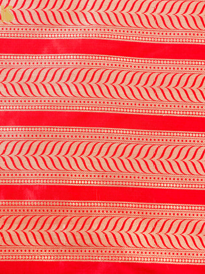 Handloom Banarasi Katan Silk Kalidar Madhumalti Lehenga