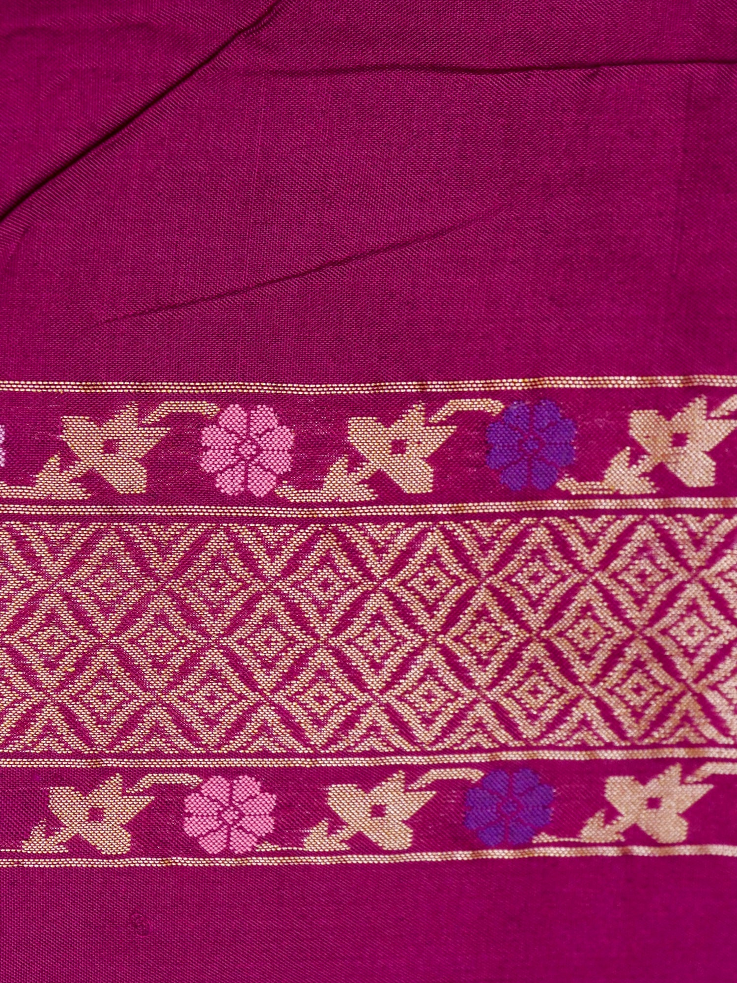 Katan Silk Handloom Ekatara Kadhiyal Banarasi Saree