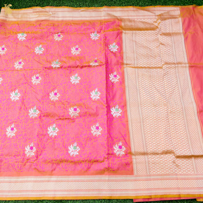 Handloom Banarasi Katan Silk Kadwa Tanchoi Saree