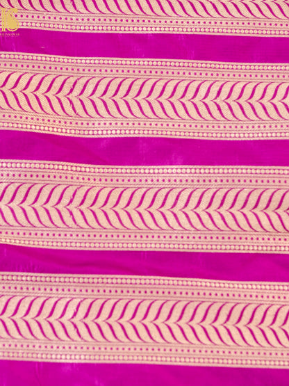 Handloom Banarasi Katan Silk Kalidar Madhumalti Lehenga