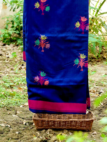 Handloom Katan Silk Banarasi Kadwa Ektara Saree