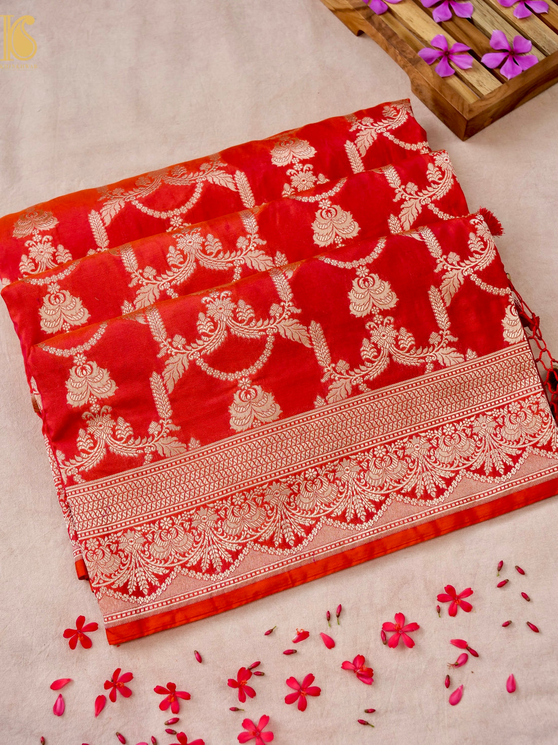 Banarasi Handloom Pure Katan Silk Saree