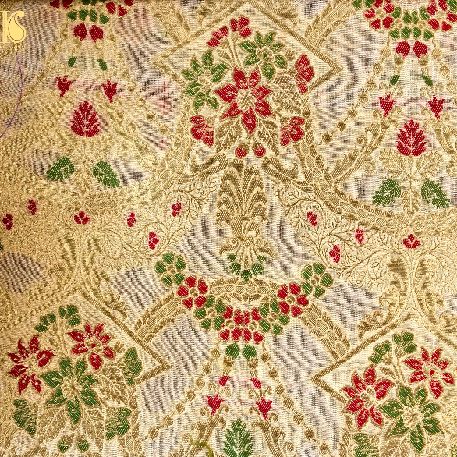 Banarasi Semi Silk Fabric