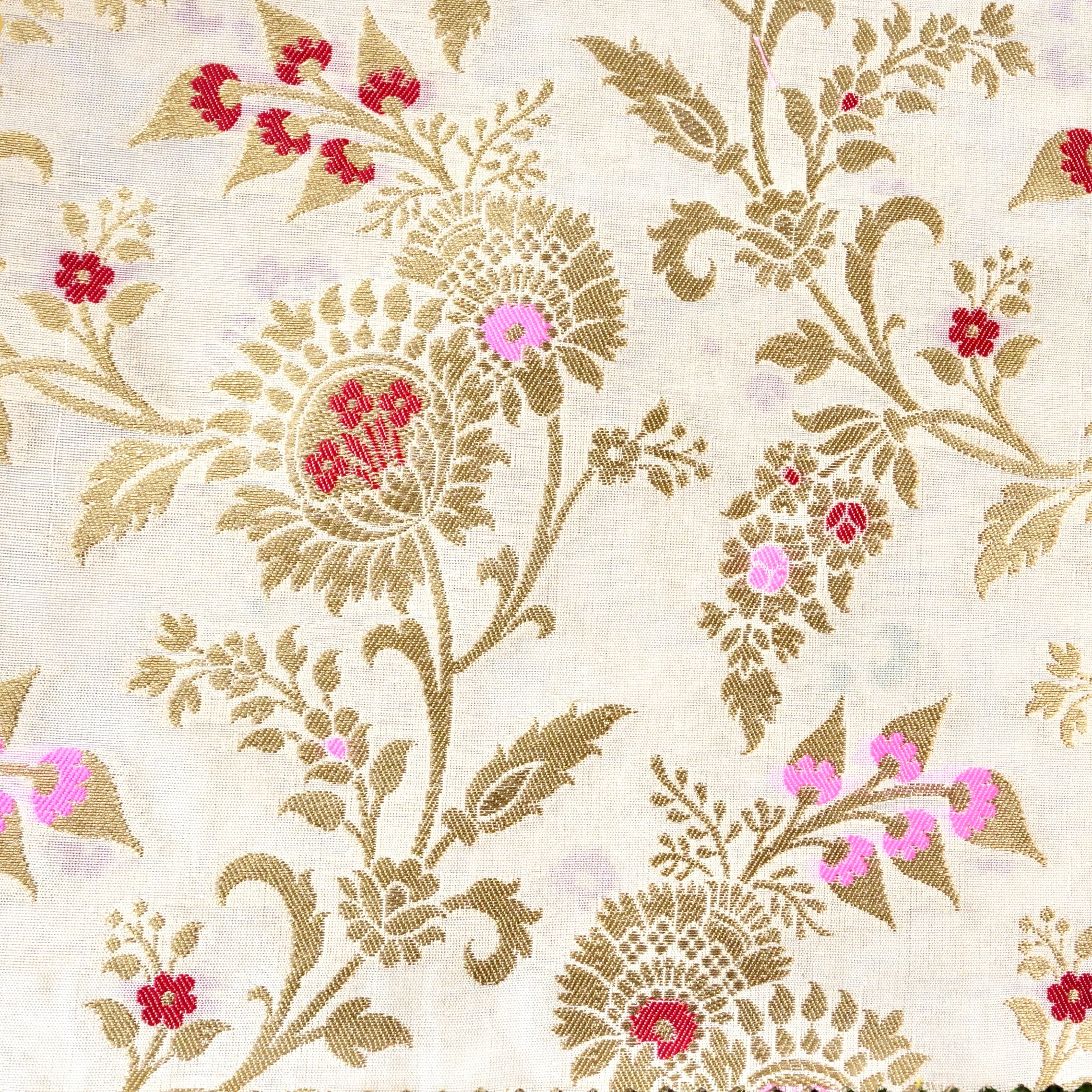 Banarasi Semi Silk Fabric