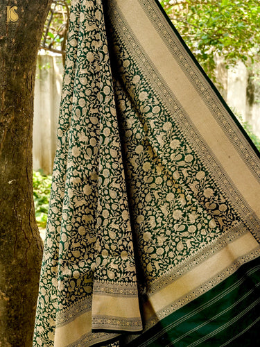 Handloom Banarasi Katan Silk Shikargah Dupatta