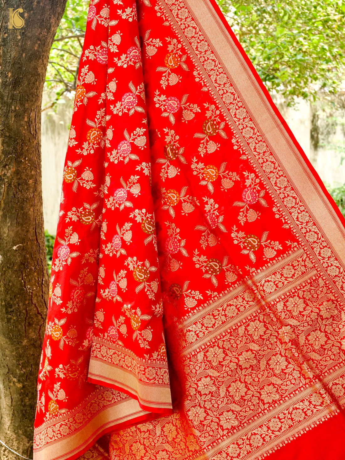 Handloom Banarasi Katan Silk Dupatta