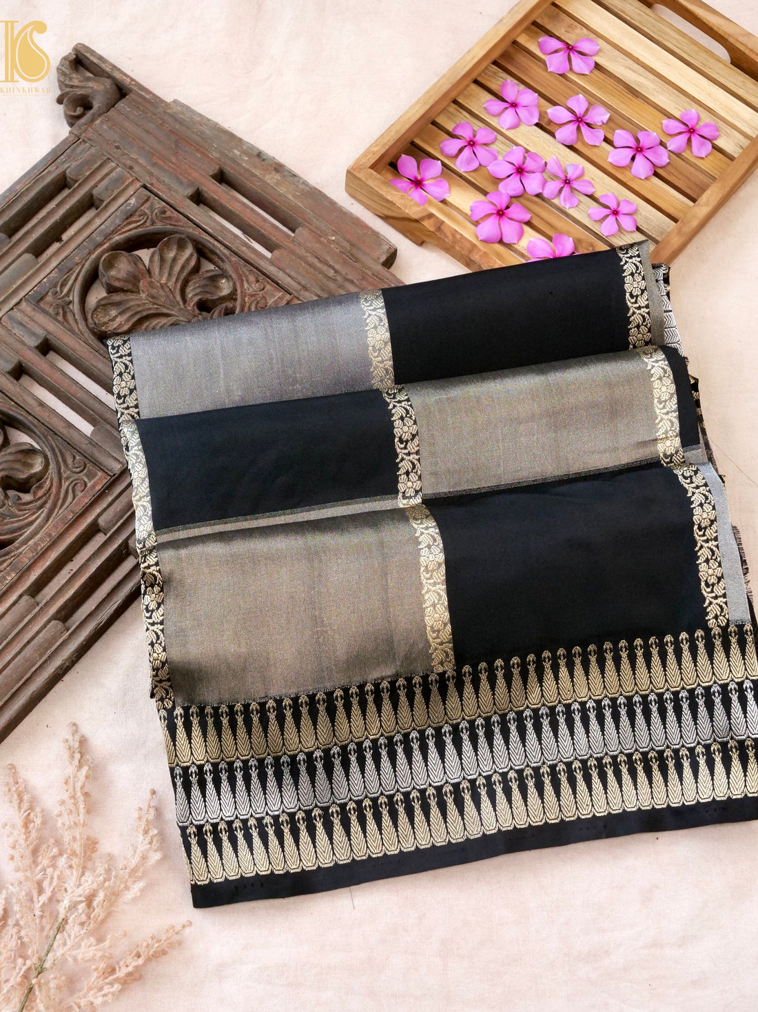 Handloom Banarasi Pure Tissue by Silk Saree