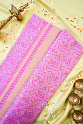 Handwoven Banarasi Katan Silk Patola Saree