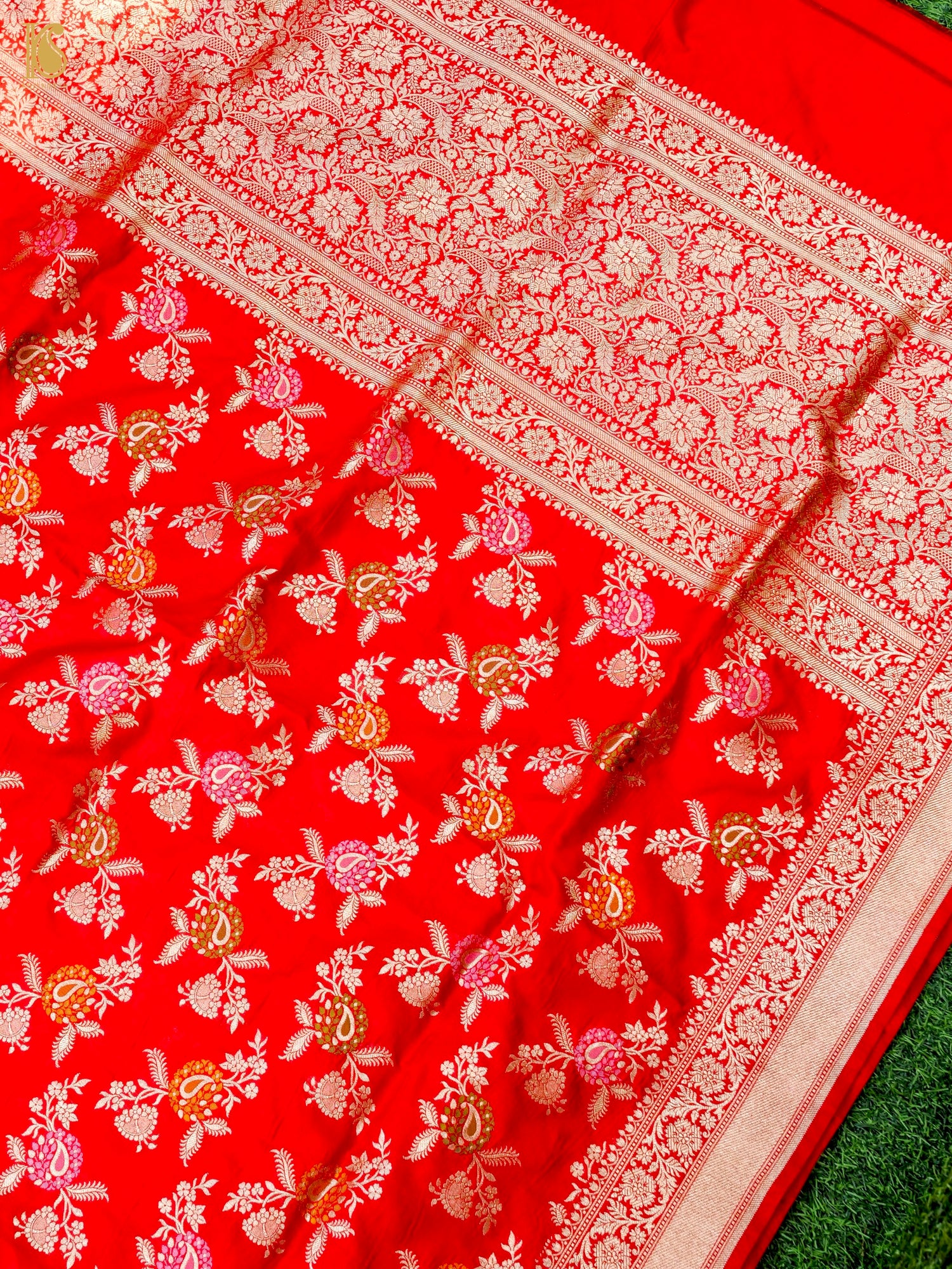 Handloom Banarasi Katan Silk Dupatta
