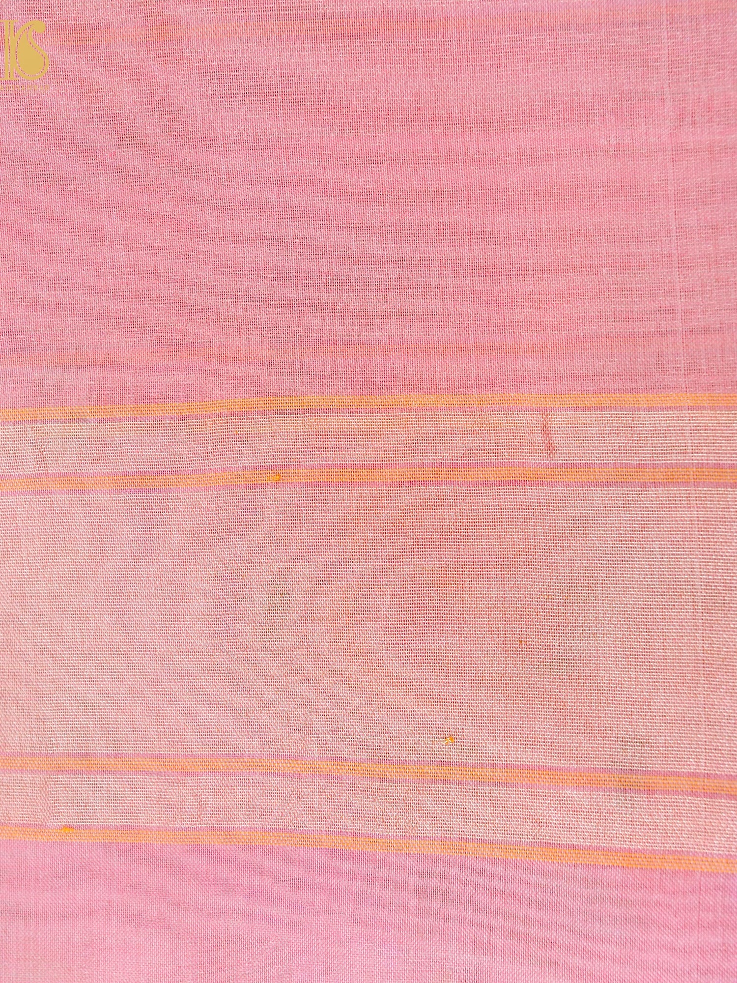 Handloom Banarasi Real Silver Zari Kora Saree