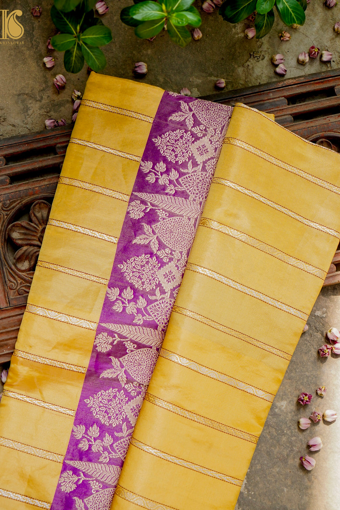 Handloom Banarasi Pure Silk Tissue Saree