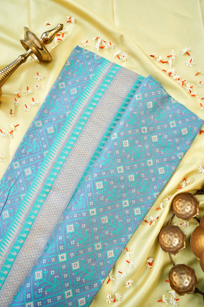 Handwoven Banarasi Katan Silk Patola Saree