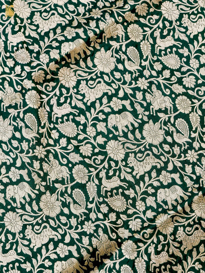 Handloom Banarasi Katan Silk Shikargah Dupatta