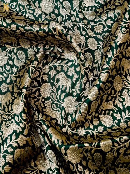 Handloom Banarasi Katan Silk Shikargah Dupatta