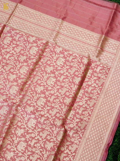 Handloom Banarasi Katan Silk Shikargah Dupatta