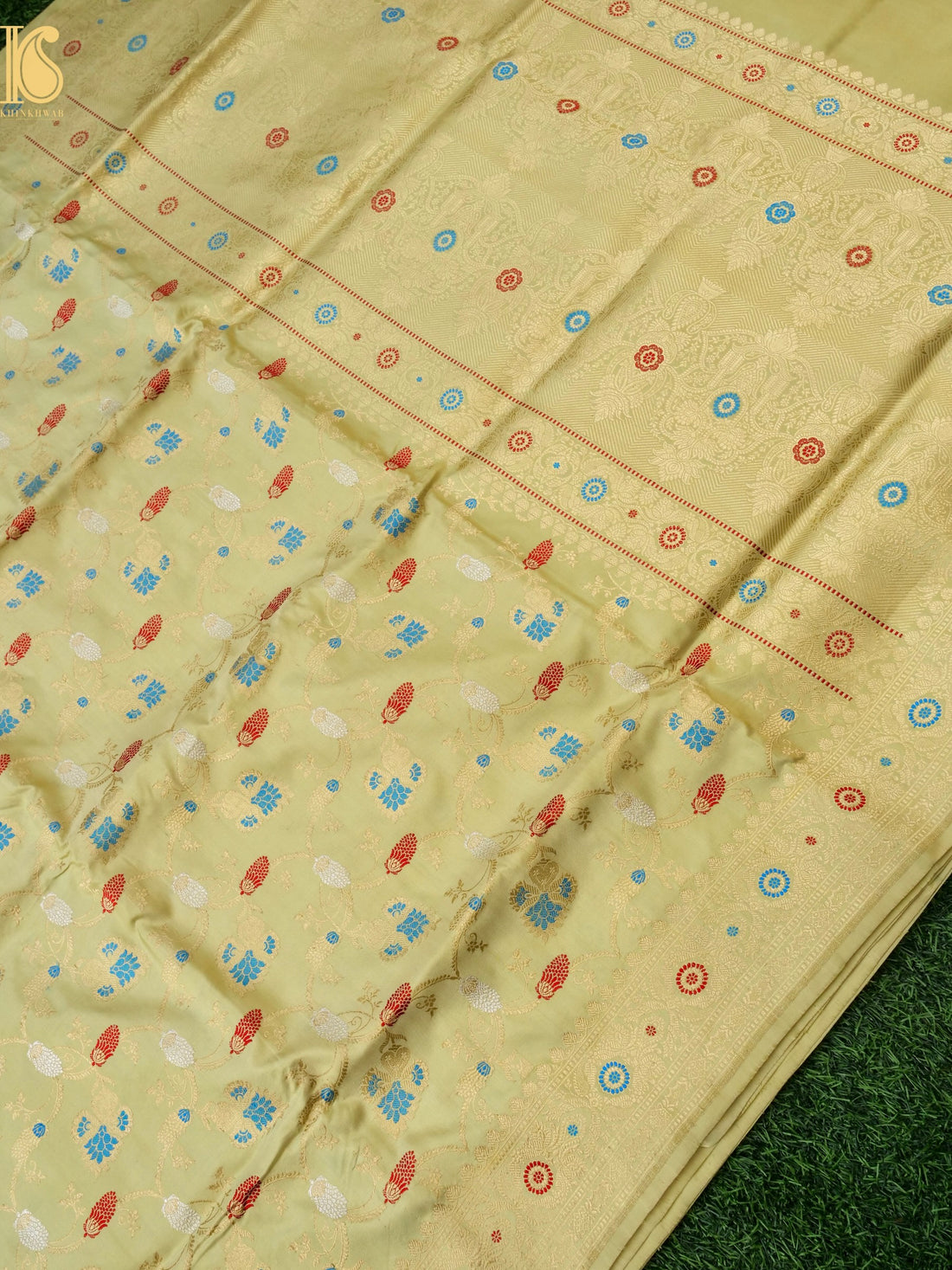 Banarasi Handloom Pure Katan Silk Kadwa Saree