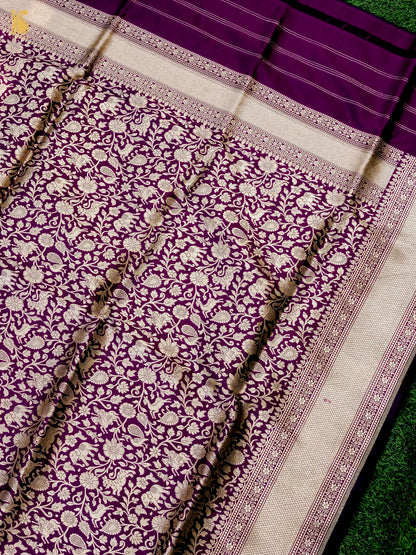 Handloom Banarasi Katan Silk Shikargah Dupatta