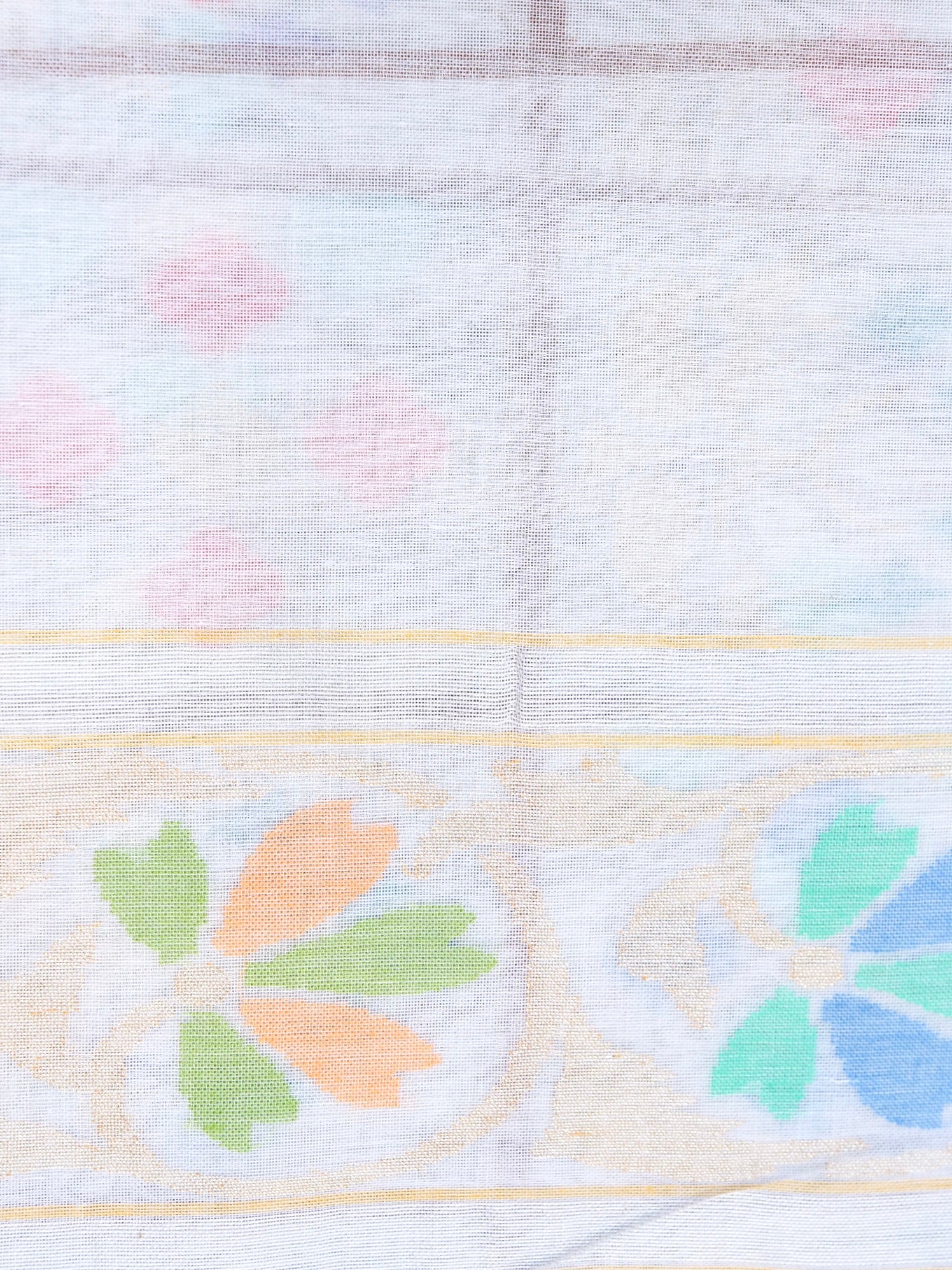 Handloom Banarasi Real Silver Zari Shwetambari Cotton Saree