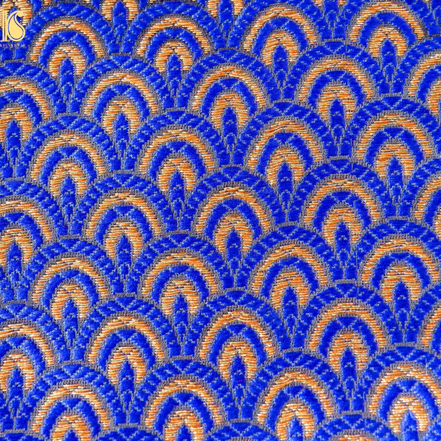 Banarasi Semi Silk Fabric Jacquard Weaving