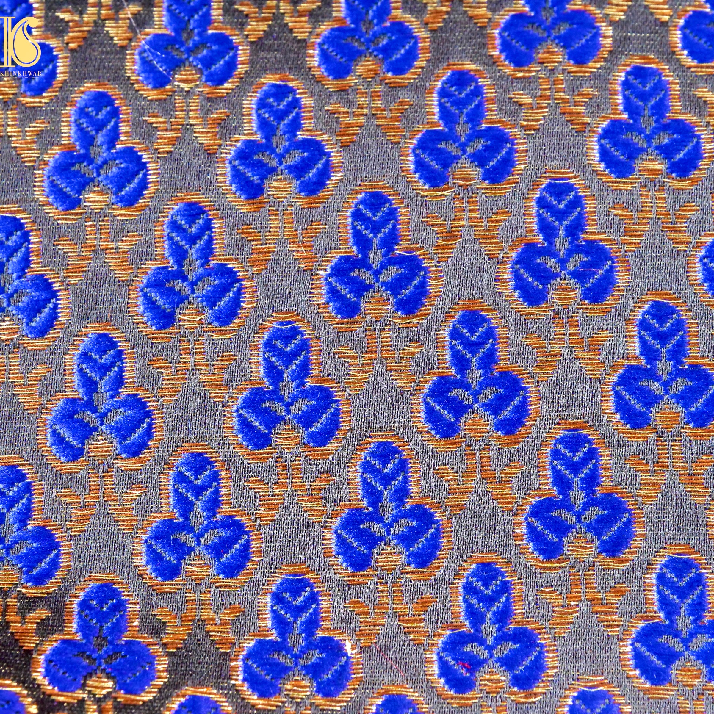 Banarasi Semi Silk Fabric Jacquard Weaving