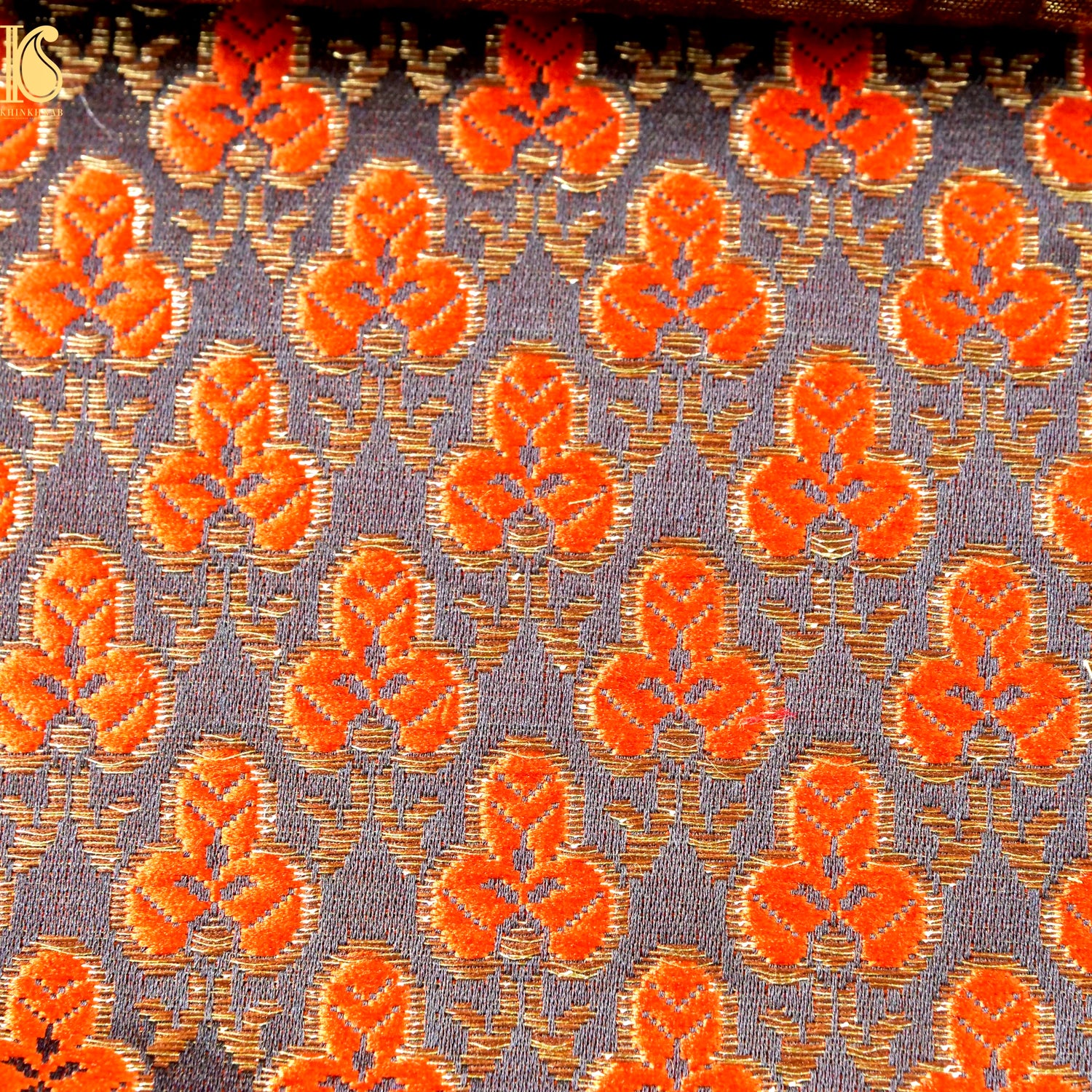 Banarasi Semi Silk Fabric Jacquard Weaving
