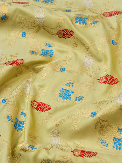 Banarasi Handloom Pure Katan Silk Kadwa Saree