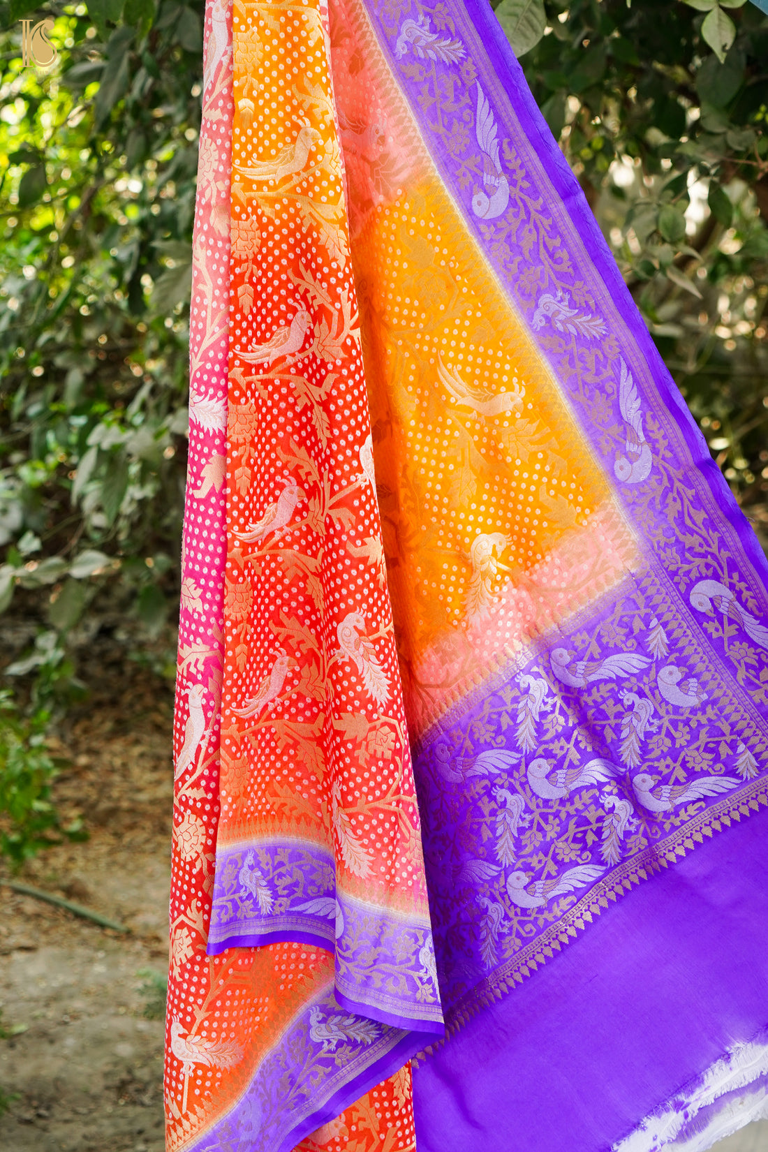 Banarasi Georgette Birds Dupatta