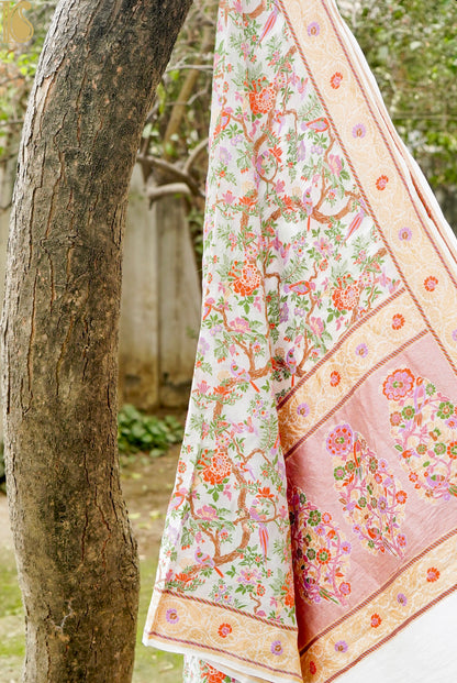 Banarasi Georgette Birds Dupatta