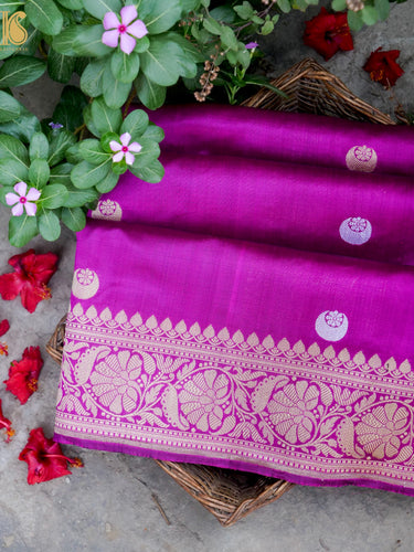 Banarasi Katan Silk Handwoven Chaand Boota Saree