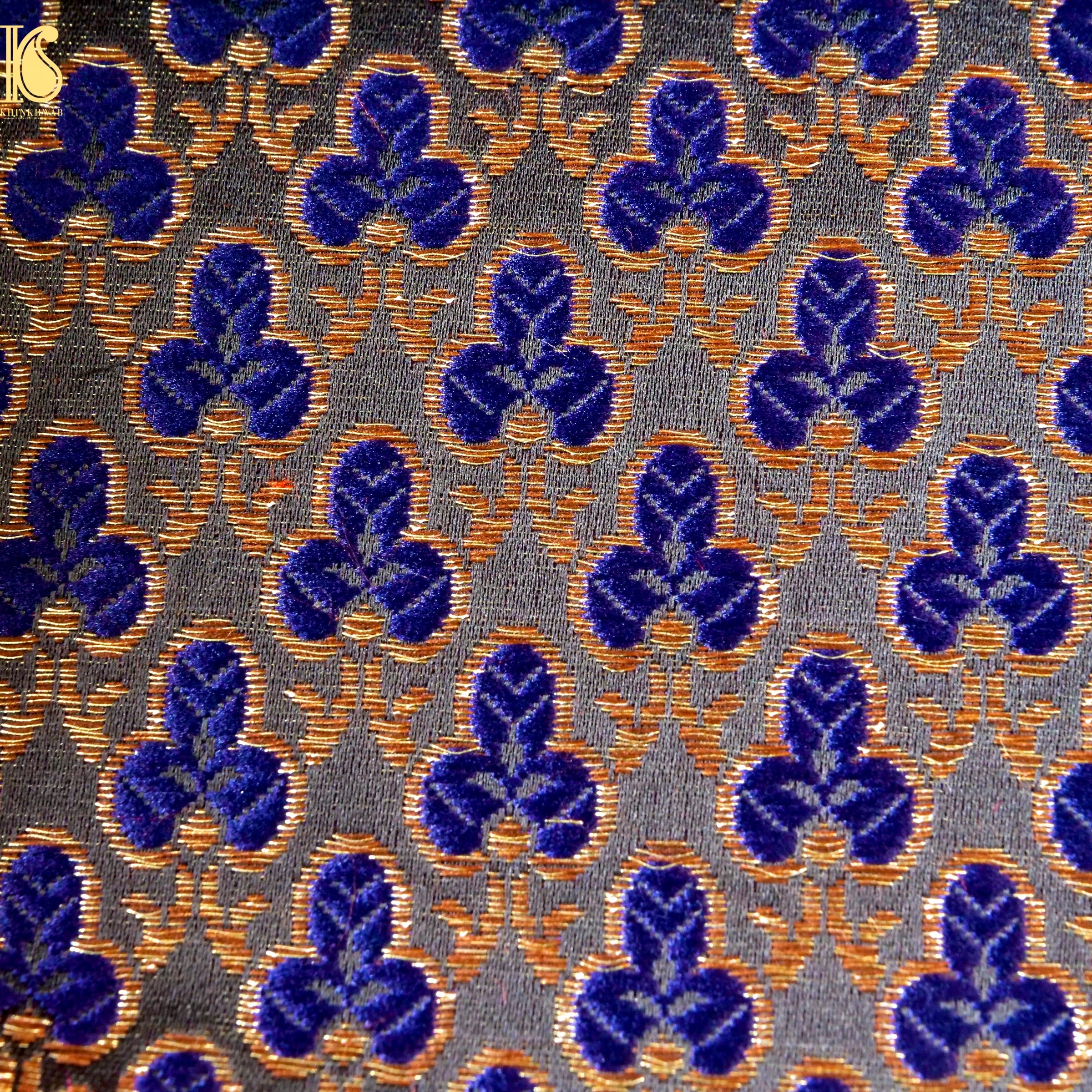 Banarasi Semi Silk Fabric Jacquard Weaving