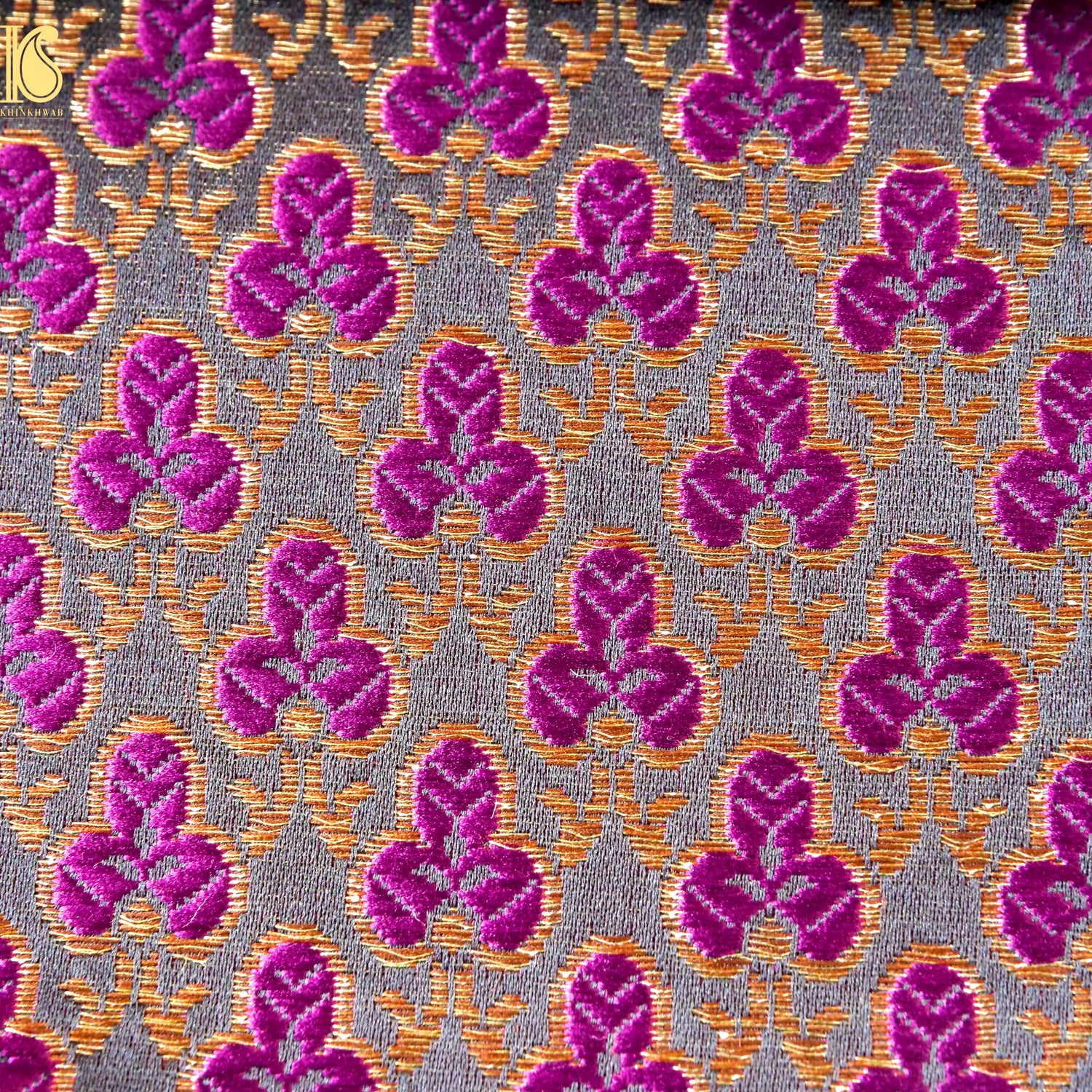 Banarasi Semi Silk Fabric Jacquard Weaving