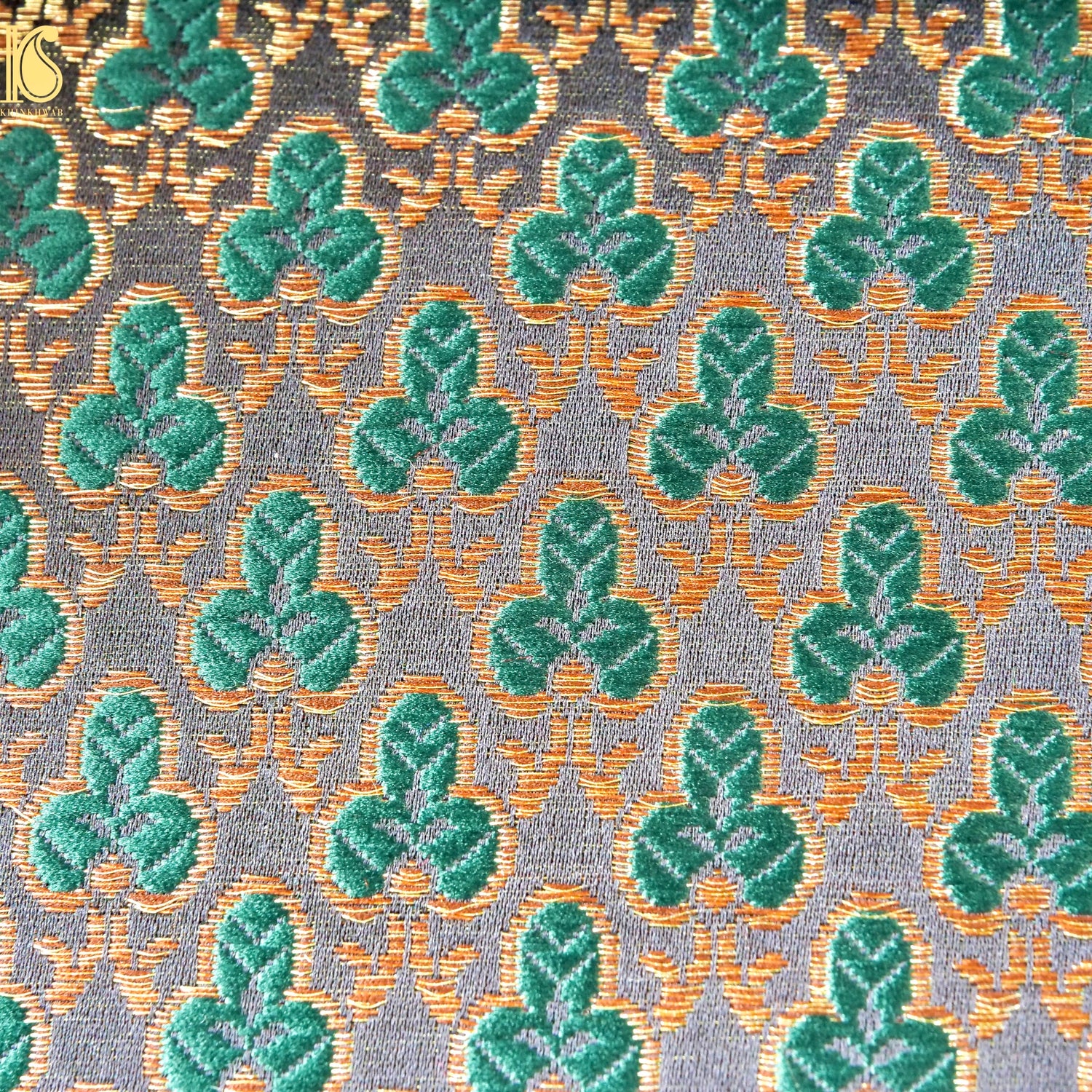 Banarasi Semi Silk Fabric Jacquard Weaving