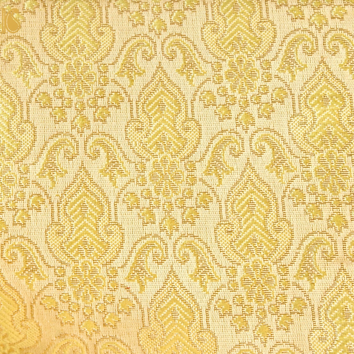 Banarasi Semi Silk Fabric Jacquard Weaving