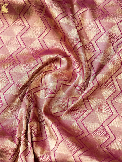 Handloom Banarasi Katan Silk Zari Tanchoi Saree