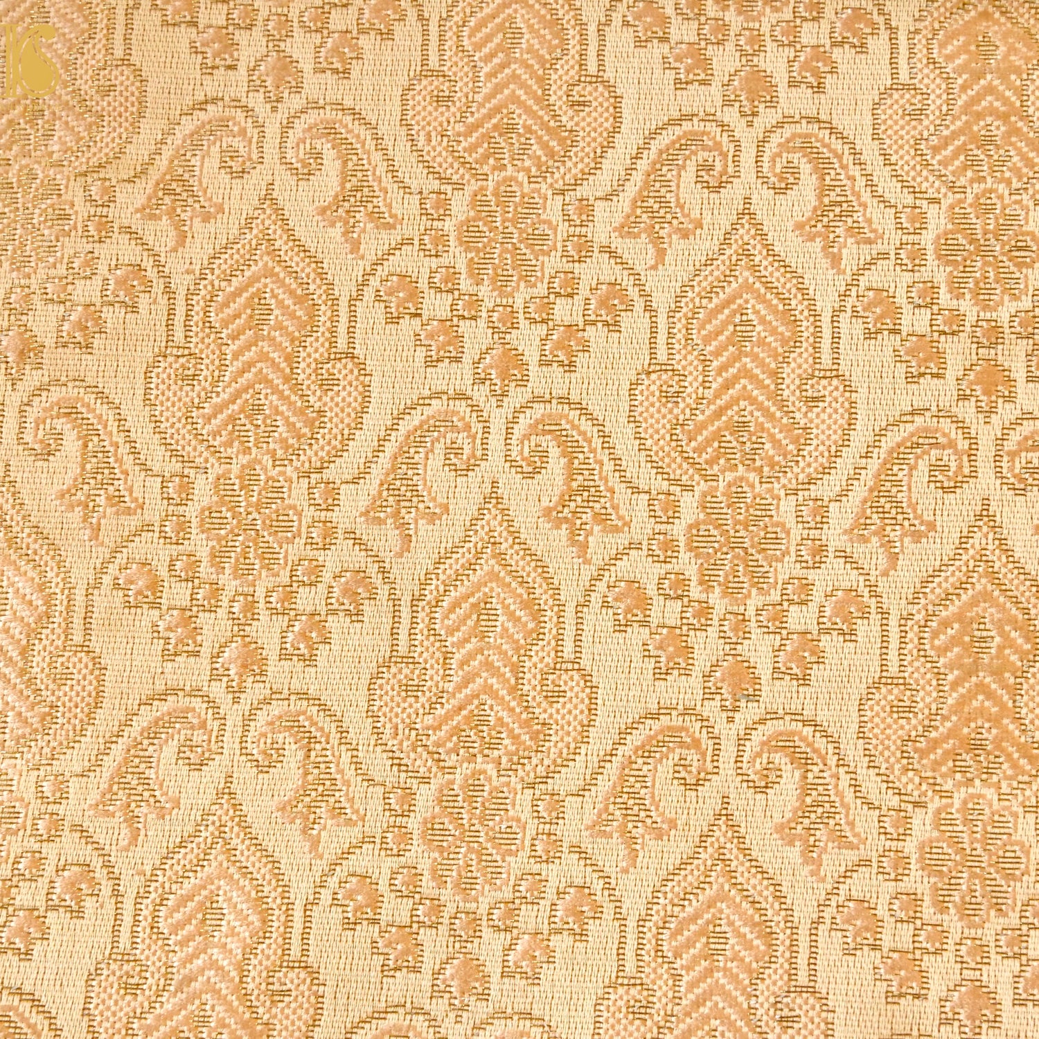 Banarasi Semi Silk Fabric Jacquard Weaving