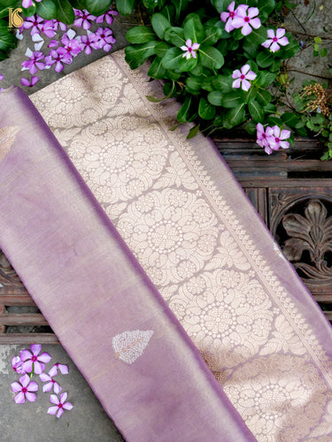 Handloom Banarasi Pure Silk Tissue Kadwa Ektara Saree