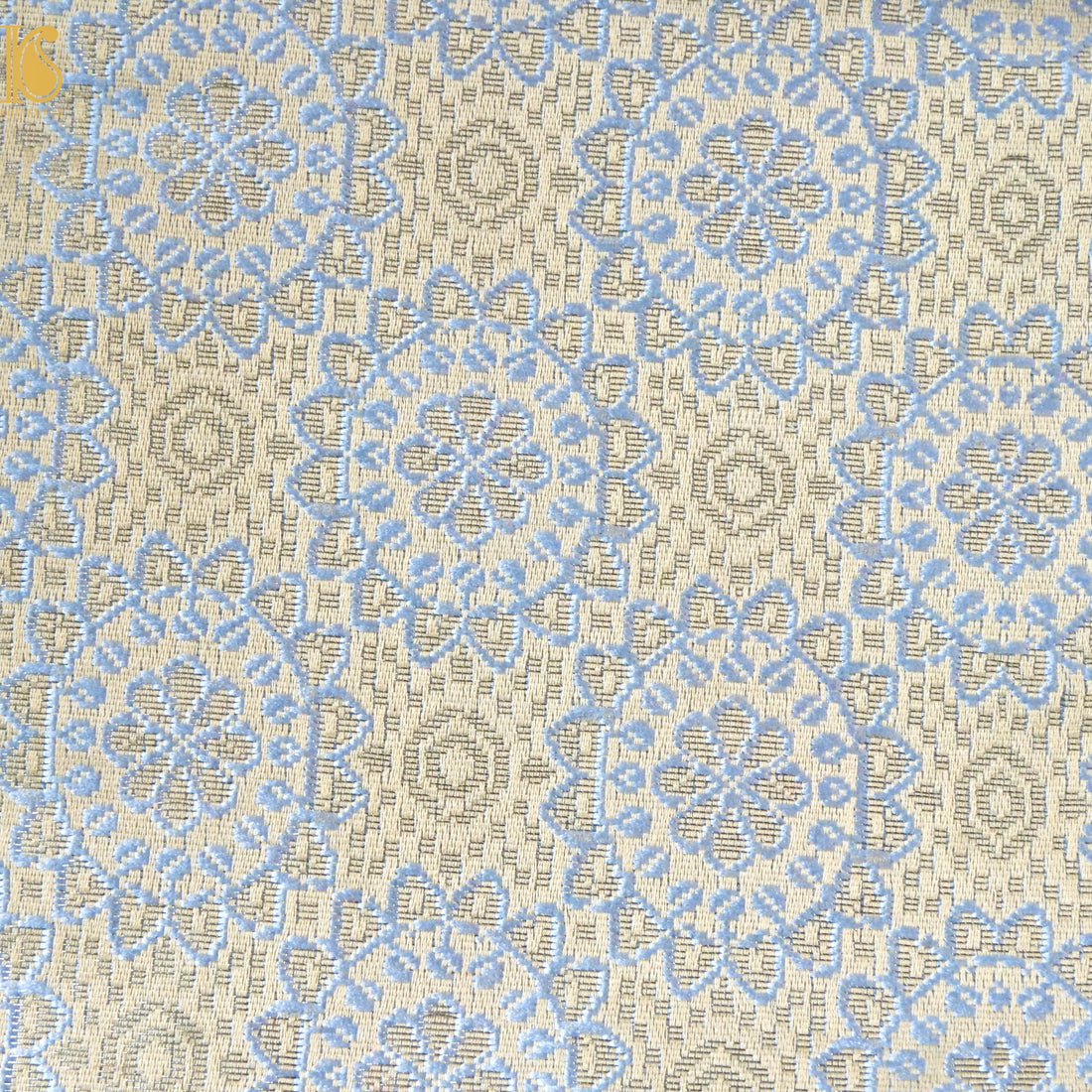 Banarasi Semi Silk Fabric Jacquard Weaving