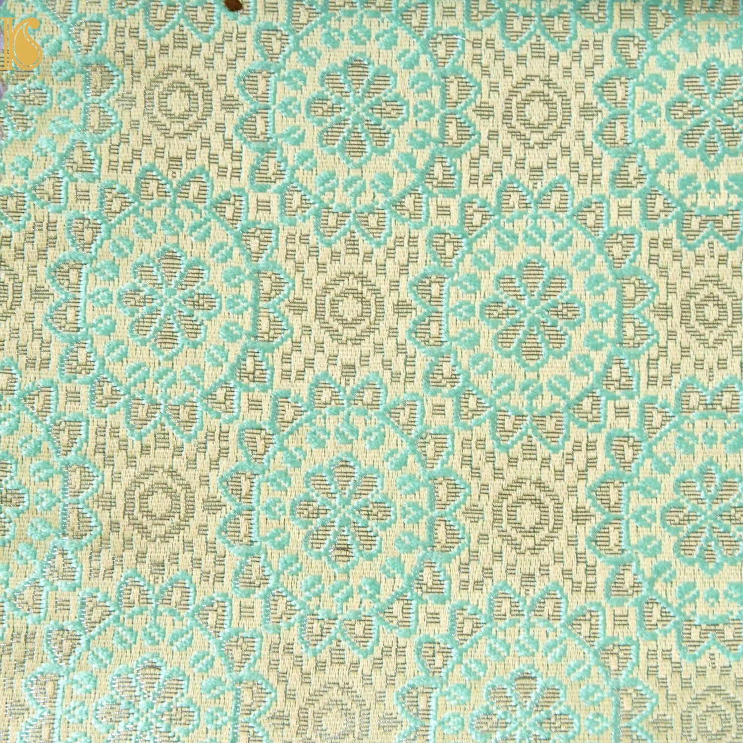 Banarasi Semi Silk Fabric Jacquard Weaving