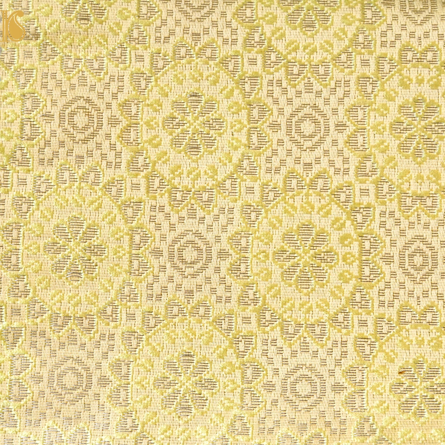 Banarasi Semi Silk Fabric Jacquard Weaving