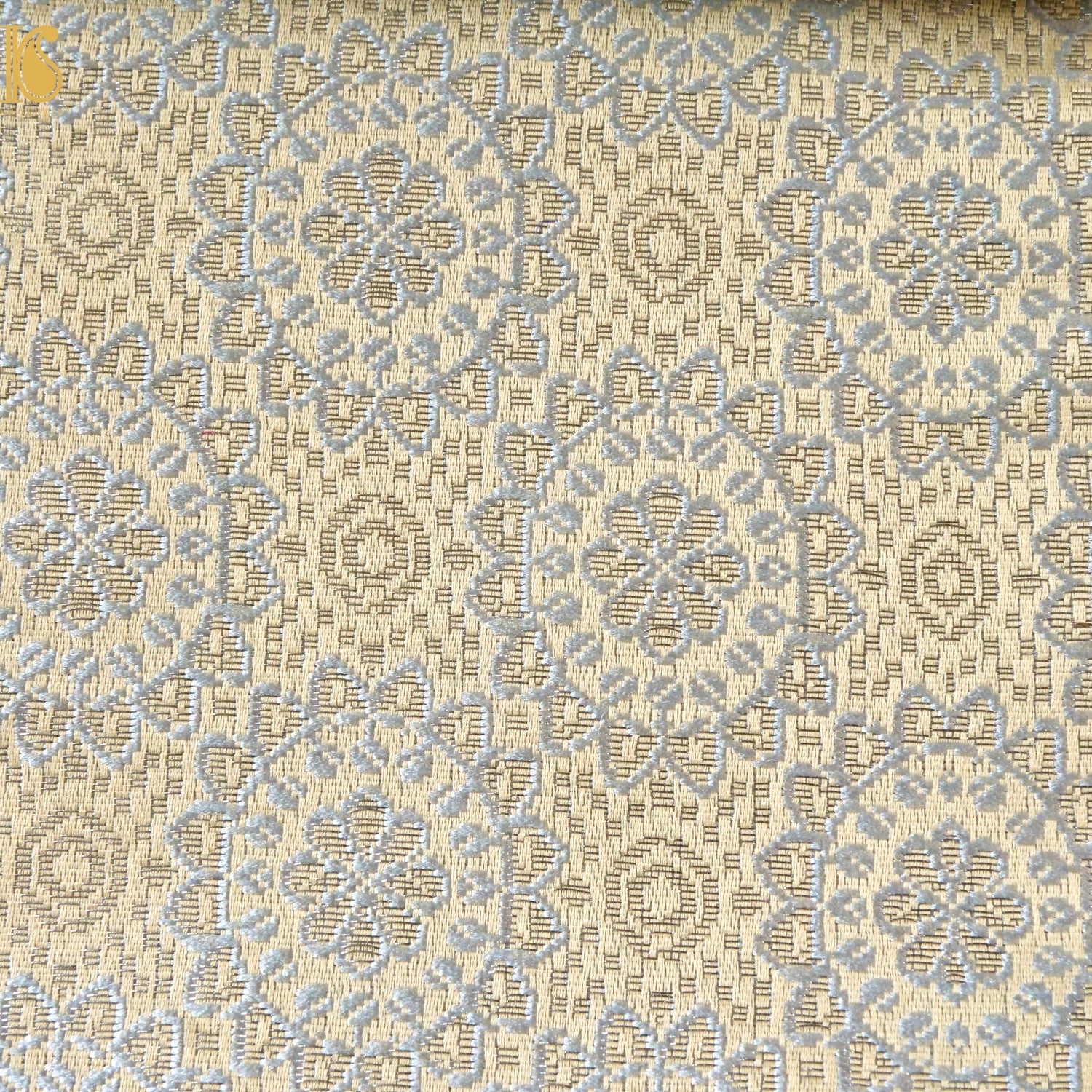 Banarasi Semi Silk Fabric Jacquard Weaving