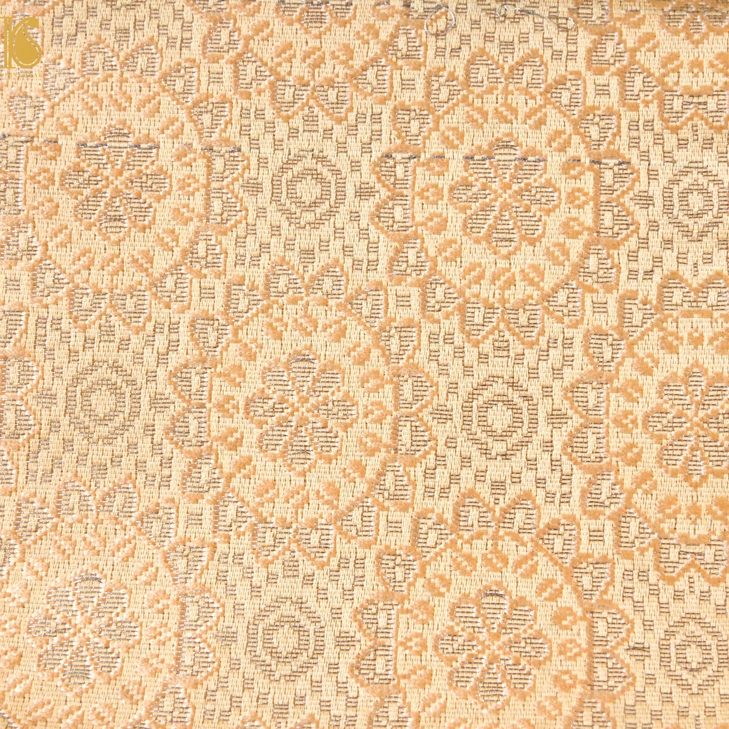 Banarasi Semi Silk Fabric Jacquard Weaving