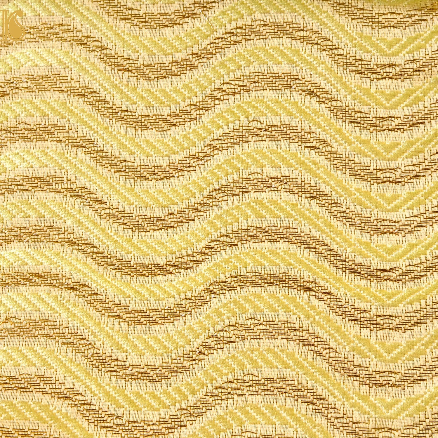 Banarasi Semi Silk Fabric Jacquard Weaving