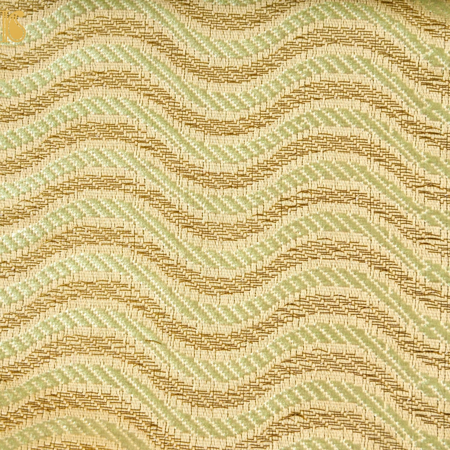 Banarasi Semi Silk Fabric Jacquard Weaving