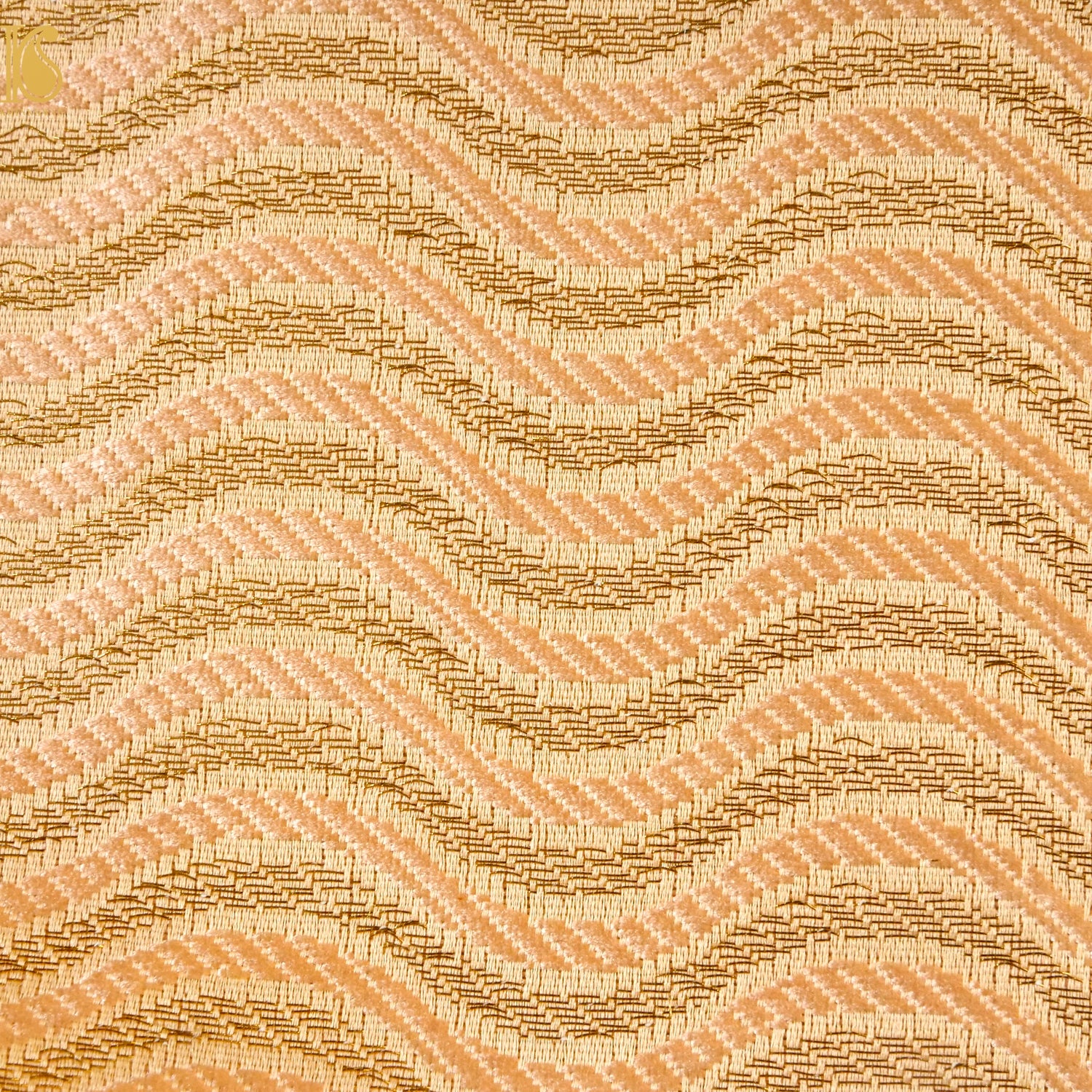 Banarasi Semi Silk Fabric Jacquard Weaving