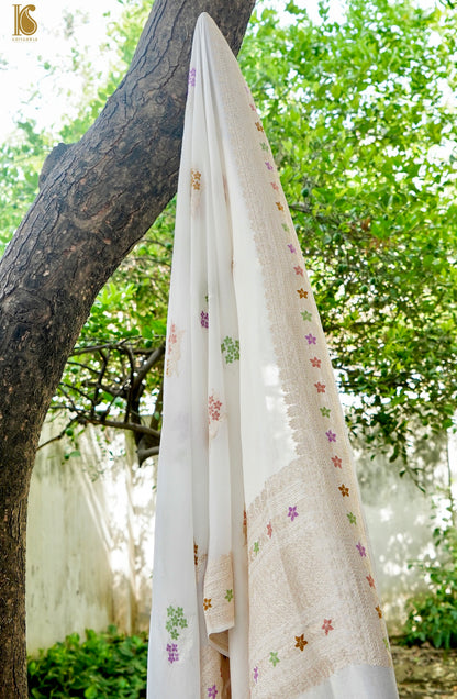 Handloom Georgette Banarasi Dyeable Dupatta