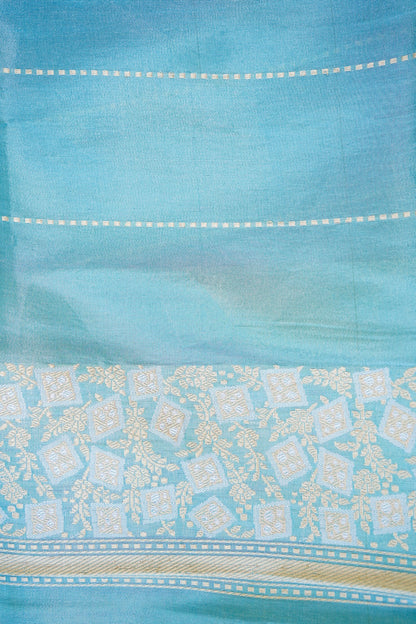 Handloom Banarasi Pure Silk Tissue Kadwa Saree