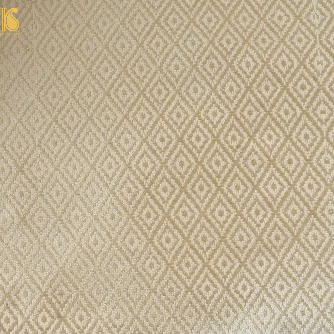 Banarasi Semi Silk Fabric Gold &amp; Silver