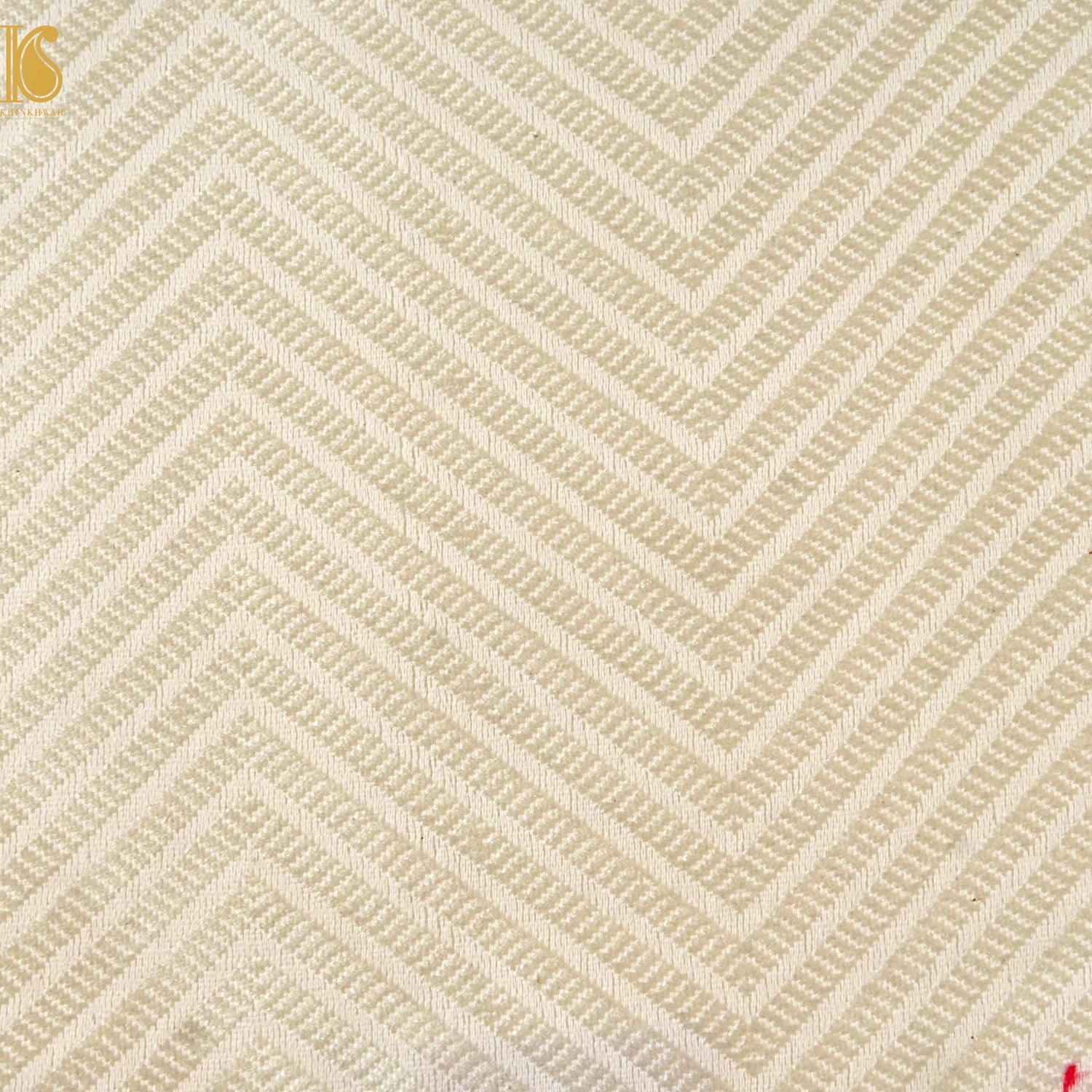 Banarasi Semi Silk Fabric Gold &amp; Silver