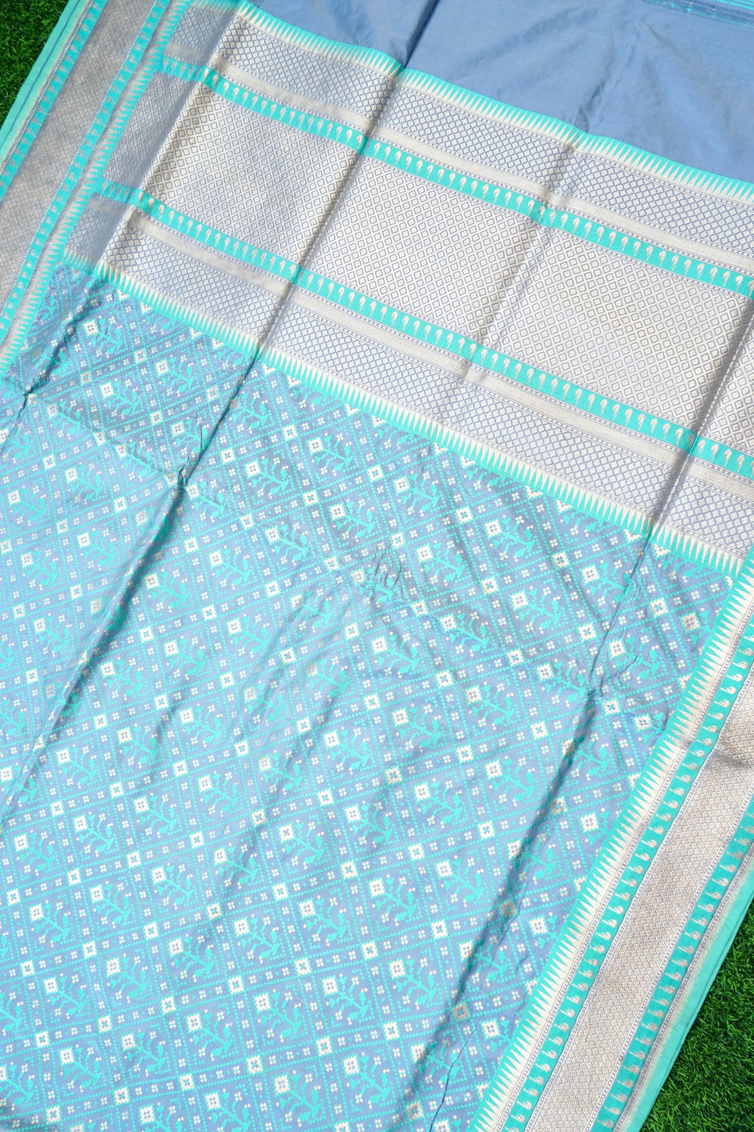 Handwoven Banarasi Katan Silk Patola Saree